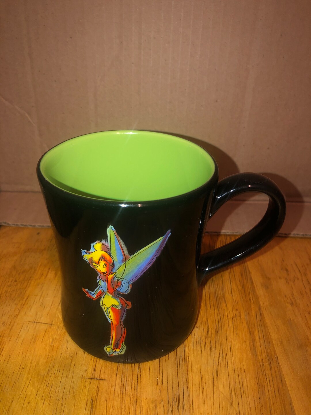 Disney Store Tinkerbell Coffee Mug Cup Fairy Fairies Peter Pan Etsy