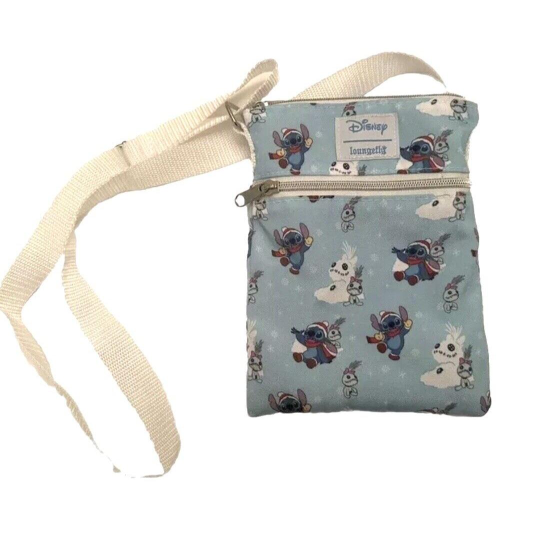 Loungefly Disney Santa Hat Stitch Passport Crossbody Bag Cute Etsy