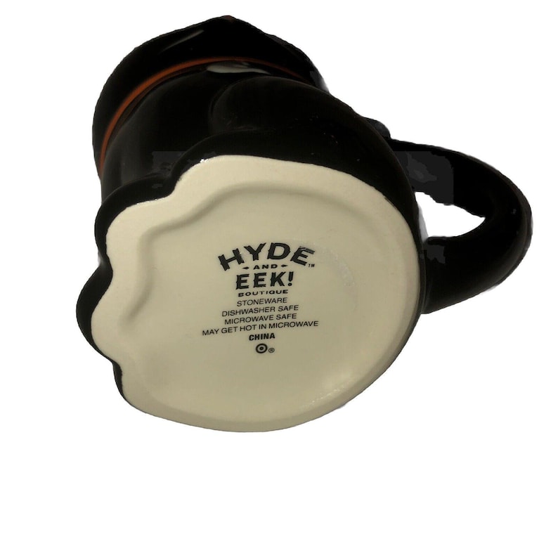 1 Hyde & EEK! Boutique™ Ceramic Coffee Coco Mug Black Cat Crescent Moon ...