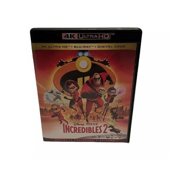 Incredibles 2 - 4K Ultra Hd/blu-ray - No Digital!! Movie - Etsy