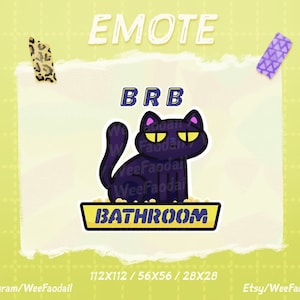 Süß, BRB Emote - Twitch & Discord