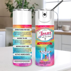 Jesus Take The Wheel 20 Unzen Tumbler Wrap Sublimation PNG, inspirierendes christliches Tumbler Design, weg Spray Tumbler digitaler Download