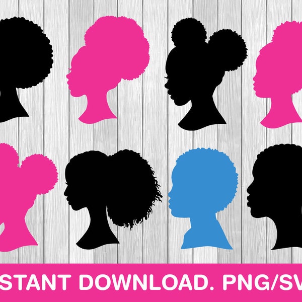 Afro doll Svg,Back girl Silhouette,Black barbi svg, African american svg barbi doll svg, babe svg, pink princess svg, pink doll svg,