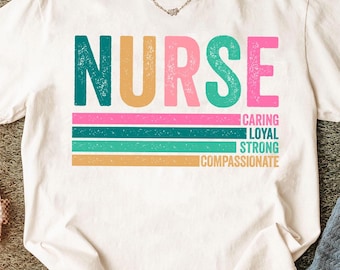 Retro Nurse PNG, Nurse Sublimation Design Downloads, Nurse Sublimation Design, RN Sublimation,  Nurse PNG Download