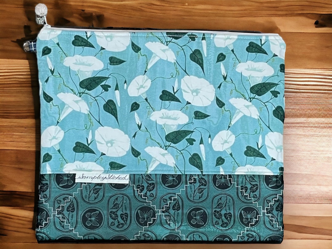 Project Bag for Cross Stitch Project Bag for Embroidery Needle Crafts Cotton Vinyl Project Bag