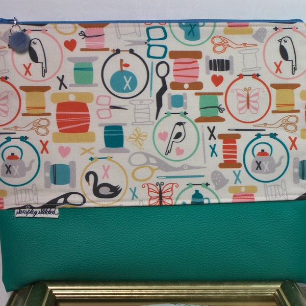 Bolsa de proyecto grande para bolsa de proyecto de punto de cruz para bolsa de proyecto de bordado para bolsa de proyecto de tela de punto de cruz artesanal bolsa de proyecto grande punto de cruz grande