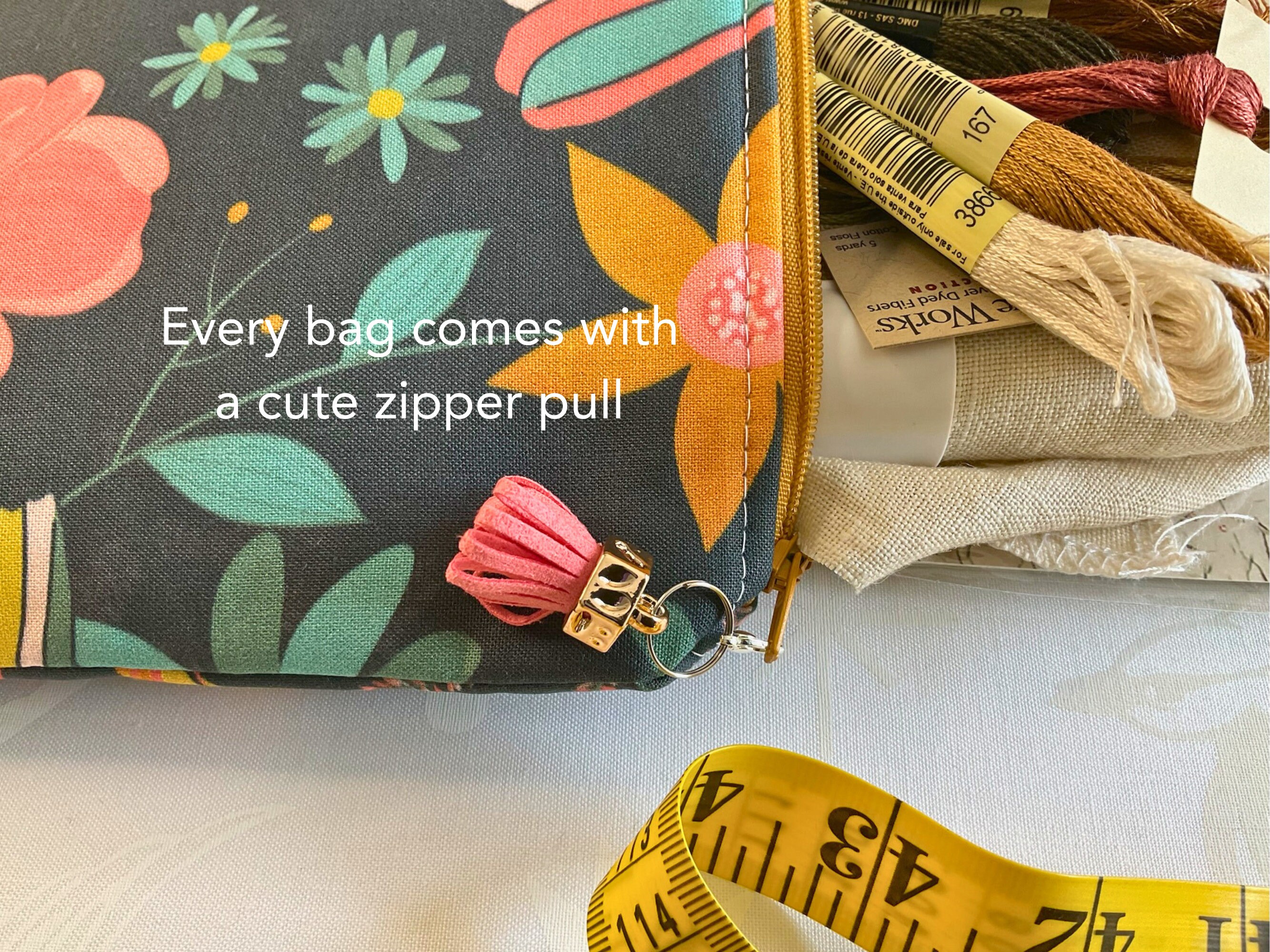 Cross Stitch Project Bag Needlework Project Bag Store and Carry Your Supplies With This Large