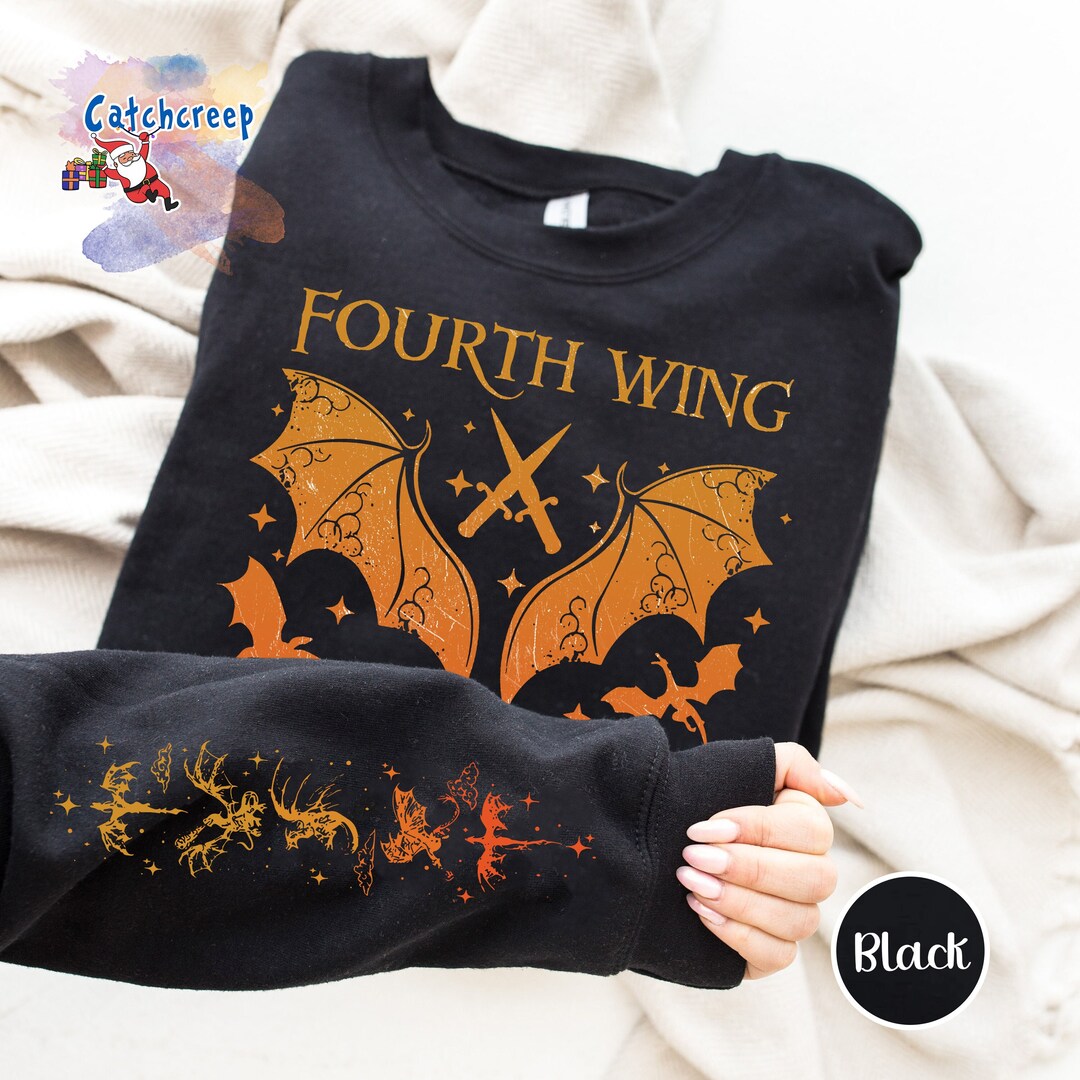 Fourth Wing Merch Sweatshirt Basgiath War College Etsy