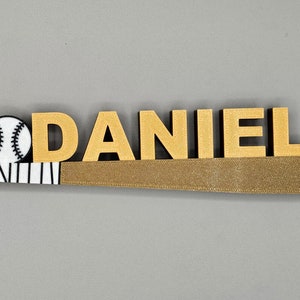 Pancartes personnalisées joueurs de baseball