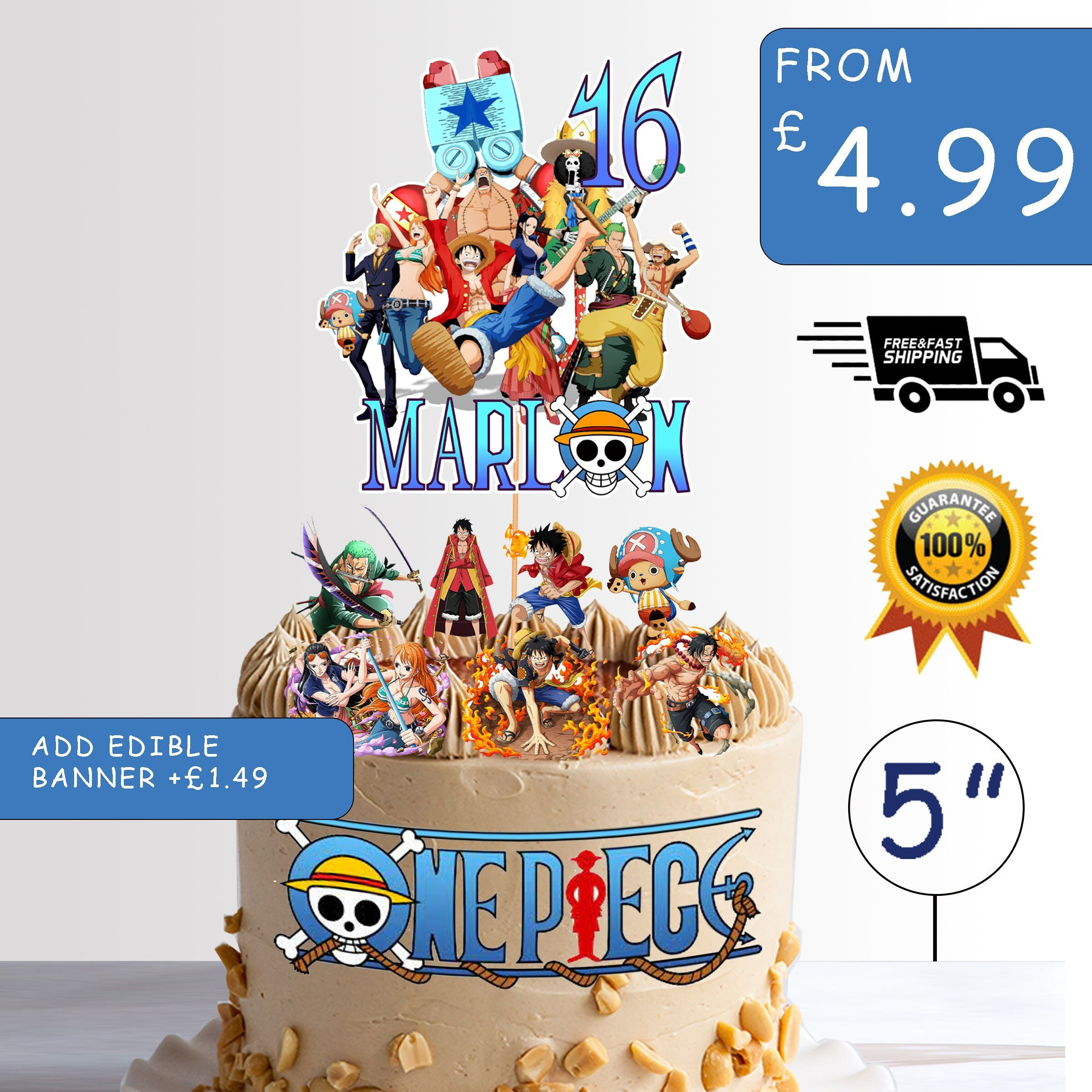 One piece birthday decoration -  France