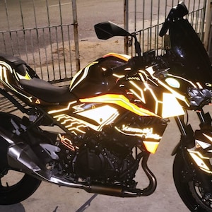 Z400/Z250 2022 KAWASAKI REFLECTIVE full body sticker (90-95% coverage of coverset)