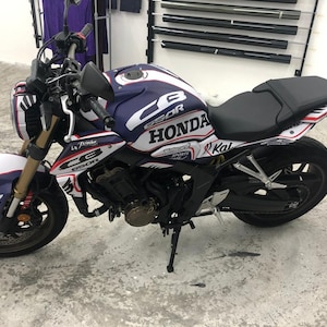 Ultimate Customize Your CB650R Honda with Reflective Full Body Stickers for Enhanced Style and Safety (90-95% coverage of coverset)