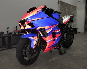 H2SX 2022 KAWASAKI REFLECTIVE Full Body Sticker (90-95% Coverage