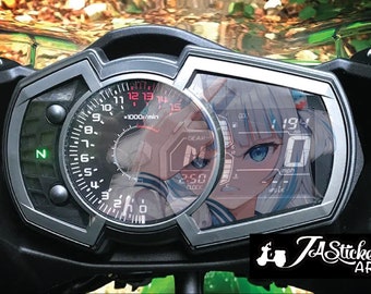 NINJA 400/250 2022 SPEEDOMETER Anime Sticker  (Make your Meter look different !)