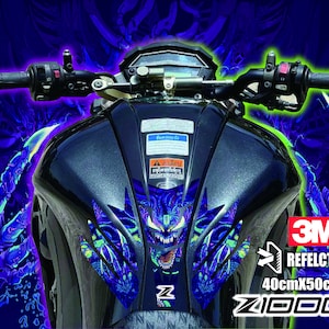 Z1000 Sugomi Reflective Tank Pad & Side Pad Set