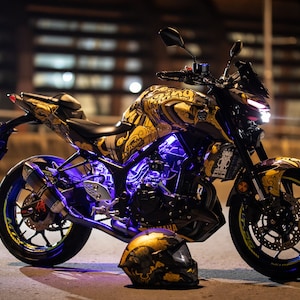Naklejka MT03 YAMAHA ODBLASKOWA na całe ciało (pokrycie 90-95% zestawu)