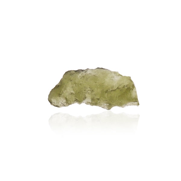 Tiny Rough Loose Raw Moldavite Gemstone, Czech Republic Authentic Moldavite Gemstone Findings, Green Moldavite Jewelry Making Charm, 9258-C.