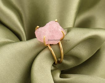 Bague En Or 18 Carats Avec Amazonite - Taille 49 - 6,67 G - Occasion - Sertie Pierre Naturelle
