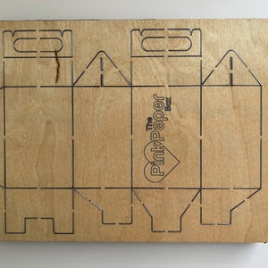 Pink Paper Box Milk Box Party Wooden Party favor cardstock die cut board for Big Shot Plus machine