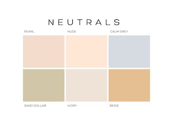 NEUTRALS - Sculpey Premo Polymer Clay Colour Recipes