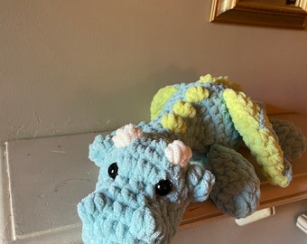 Draak |Amigurumi|Kerstmis|Speelgoed| Zachte knuffels | Babycadeau | Knuffels |