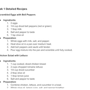 low potassium diet menu