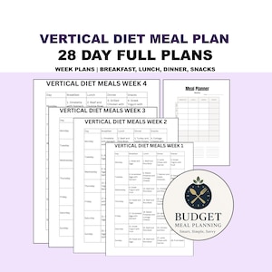 Vertikale Diät Meal Plan PDF zum Ausdrucken für IBS, IBD, Nahrungsmittelempfindlichkeit | Frühstück, Mittagessen, Abendessen, Snack-Ideen + Rezepte