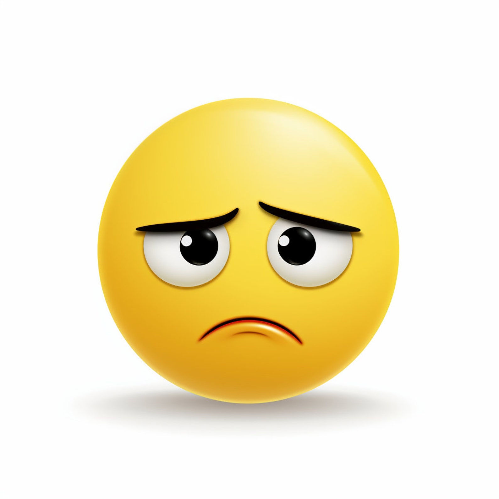 Sad Emoji PNG Sad Face Emoji Sad Emoji Meme Sad Crying Etsy