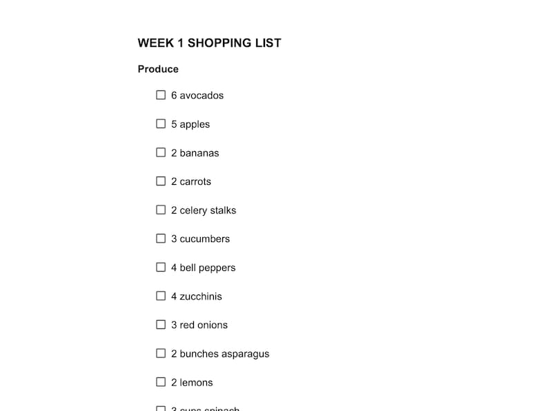 Galveston Diet Meal Plan PDF | 28 Day Menopause Recipes | Breakfast Lunch Dinner Snack Ideas | Menopause Food List image 3