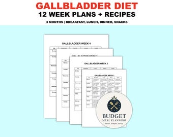 Régime alimentaire pour la vésicule biliaire, liste d'aliments au menu sur 12 semaines, recettes simples et listes de courses