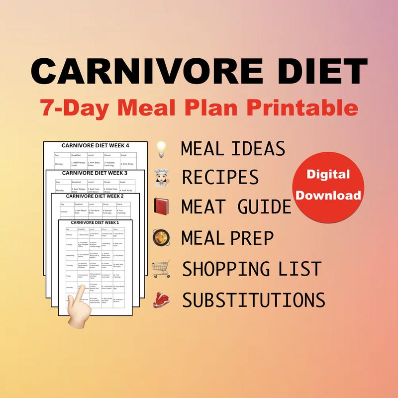 carnivore diet meal plan