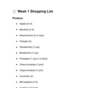 Semaglutide Meal Plan PDF GLP1 Diet Plan Menu | Breakfast, Lunch, Dinner, Snacks + Recipes image 9