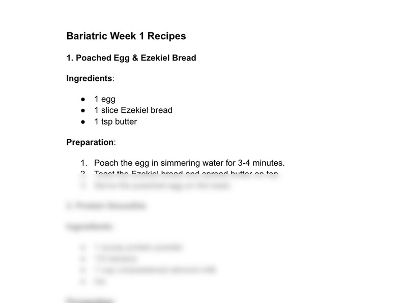 Bariatric Meal Plan Printable PDF - Il 794xN.6581168881 Aq9l 