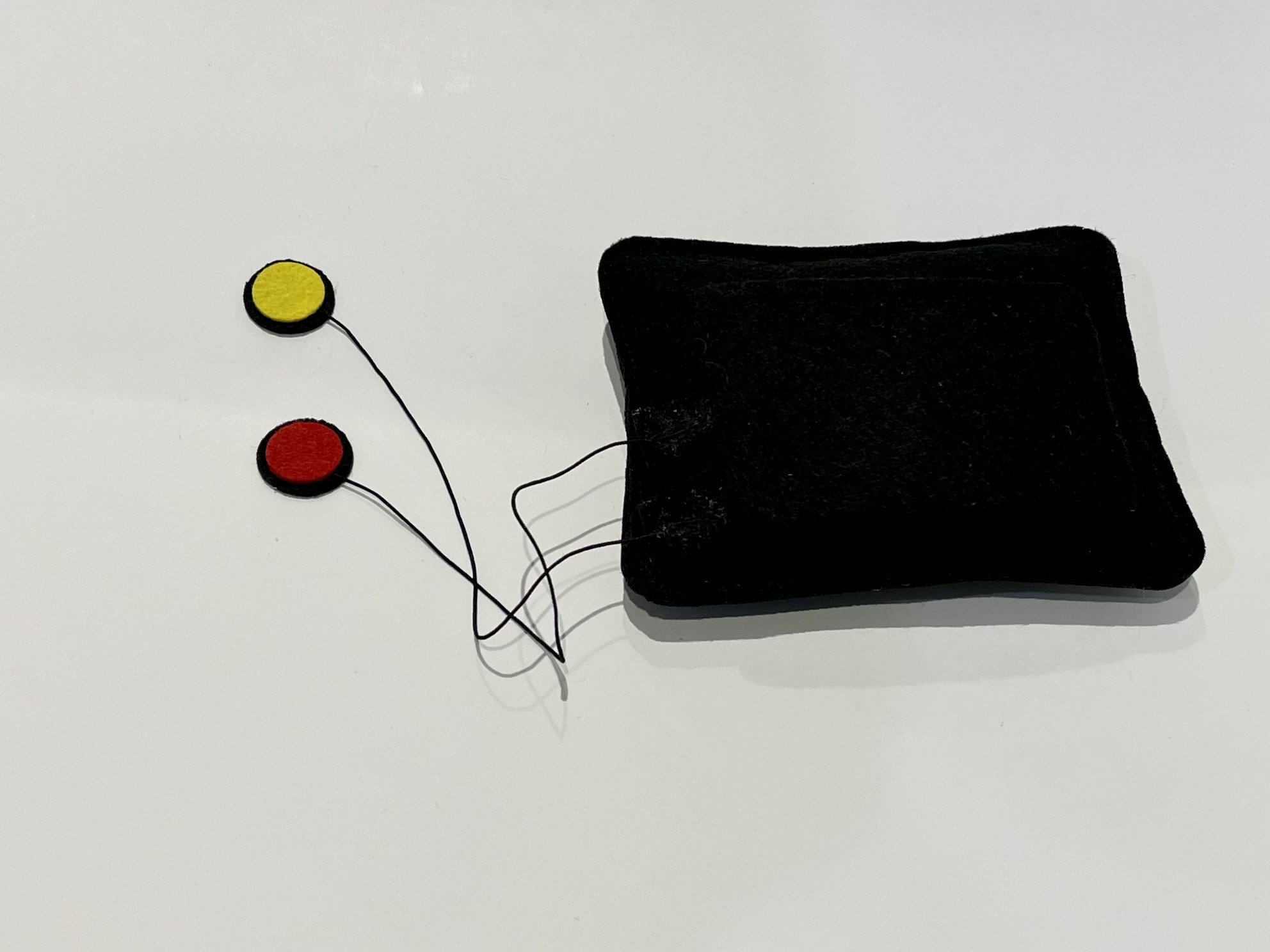 Soft Felt Toy AAC Device With Two Switches and Stand, Great Gift for ...