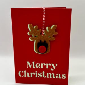 AAC Express yoursELF-kerstkaarten, met verwijderbare decoratie, perfect handgemaakt cadeau voor SLP-therapeut, leraar, OC-gebruiker