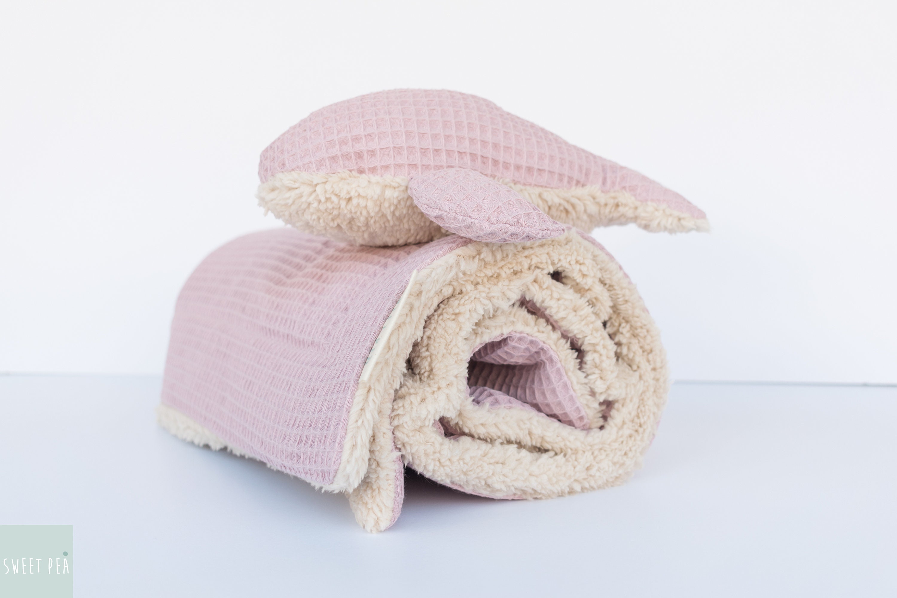 WHALE PLUSH & BABY Blanket Gift Set Warm Teddy Blanket, Whale Cuddly