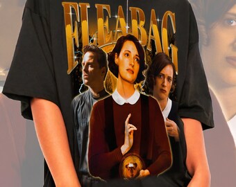 Camisa retro FLEABAG - Camisa Phoebe Waller-Bridge, Camisa Andrew Scott, Camisa Olivia Colman, Cuello redondo Fleabag, Camiseta Fleabag, Regalos Fleabag