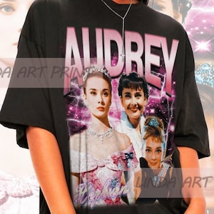 Retro Audrey Hepburn Shirt-Audrey Hepburn Tshirt,Audrey Hepburn T-shirt,Audrey Hepburn T shirt,Audrey Hepburn Gift,Audrey Hepburn Sweatshirt