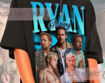 Retro Ryan Gosling-skjorta - Ryan Gosling T-shirt, Ryan Gosling-tröja, Ryan Gosling-tröja, Ryan Gosling-luvtröja, Ryan Gosling-merchandise