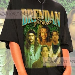 Retro Brendan Fraser Shirt-Breandan Fraser Tshirt,Brendan Fraser T-shirt,Brendan Fraser T shirt,Brendan Fraser Sweatshirt,Brendan Fraser Tee