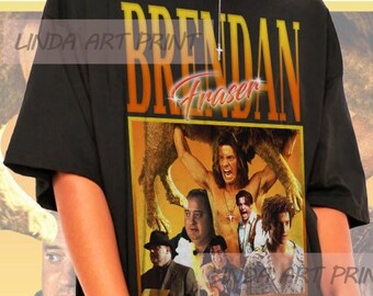Retro Brendan Fraser Shirt-Breandan Fraser Tshirt,Brendan Fraser T-shirt,Brendan Fraser T shirt,Brendan Fraser Sweatshirt,Brendan Fraser Tee