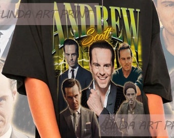 Camisa retro de Andrew Scott - Andrew Scott Merch, camiseta de Andrew Scott, camiseta de Andrew Scott, sudadera con capucha de Andrew Scott, sudadera de Andrew Scott