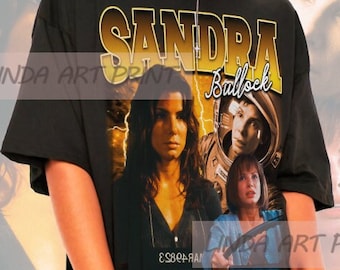Retro Sandra Bullock Shirt-Sandra Bullock Tshirt, Sandra Bullock T-shirt, Sandra Bullock Geschenk, Sandra Bullock T-Shirt, Sandra Bullock Sweatshirt
