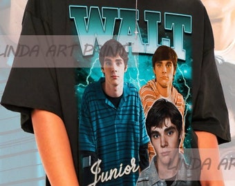 Chemise Walt Junior rétro - T-shirt Walt Junior, T-shirt Walt Junior, T-shirt Walt Junior, T-shirt RJ Mitte Breakfast Lover, Sweat Walt Junior