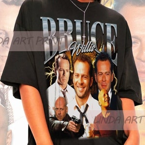 Chemise Bruce Willis rétro - T-shirt Bruce Willis, T-shirt Bruce Willis, T-shirt Bruce Willis, Sweat à capuche Bruce Willis, Sweat Bruce Willis