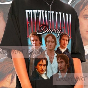 Retro Fitzwilliam Darcy Shirt - Fitzwilliam Darcy Tshirt,Fitzwilliam Darcy T shirt,Darcy T-shirt,Darcy Merch,Pride and Prejudice Shirt