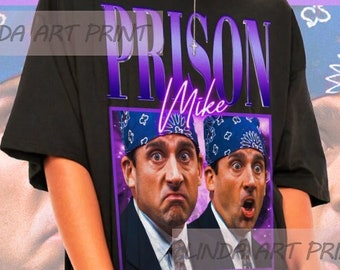 Retro Prison Mike Shirt -The Office Shirt,Michael Scott Shirt,Steve Carell Shirt,Michael Scott Sweatshirt,Michael Scott Gift,The Office Gift