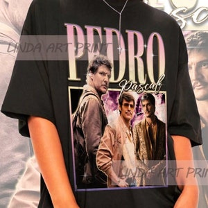 Retro Pedro Pascal Shirt - Pedro Pascal Crewneck,Pedro Pascal Sweatshirt,Pedro Pascal Hoodie,Pedro Pascal T Shirt,Pedro Pascal Sweater