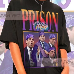 Retro Prison Mike Shirt -The Office Shirt,Michael Scott Shirt,Steve Carell Shirt,Michael Scott Sweatshirt,Michael Scott Gift,The Office Gift