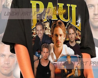 Camisa retro de Paul Walker - Camiseta de Paul Walker, camiseta de Paul Walker, camiseta de Paul Walker, sudadera con capucha de Paul Walker, sudadera de Paul Walker